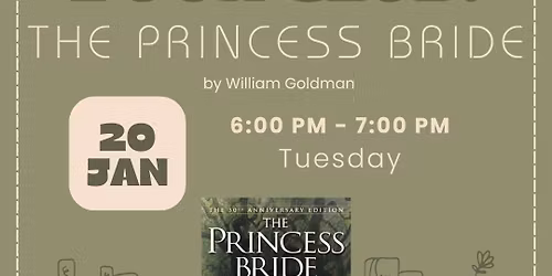 January Book Club for "The Princess Bride"