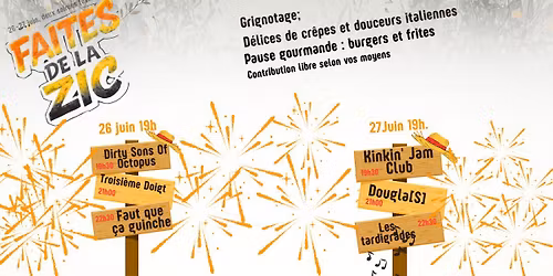 Faites de la Zic\/26*27 Juin 2026\/Stard 19h30\/Simpsons Pub