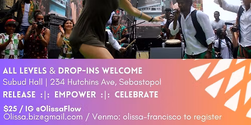 DEEP GROOVES AfroFusion Dance - New Location & New Time!!!