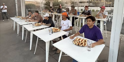 QUARTHAUS 2nd annual hot dog eating competition
