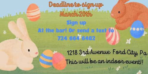 Easter egg hunt for the kids