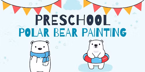 Preschool Polar Bear Painting