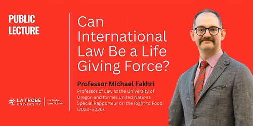 2026 ICLC Annual Lecture delivered by Professor Michael Fakhri