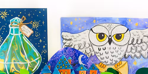 Wizards & Wands Summer Art Camp @ The Brush & Pallet for ages 6-12