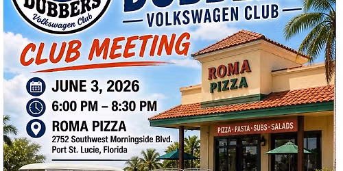 Monthly club meet up