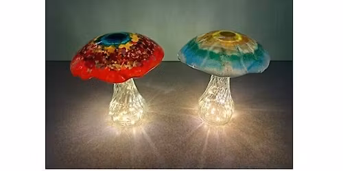Mushroom Fused Glass Age 6+
