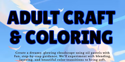 Adult Craft & Coloring