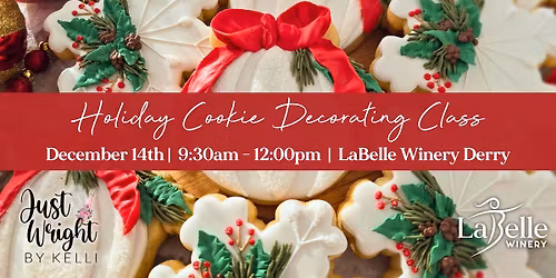 Holiday Cookie Decorating Class (LaBelle Winery - Derry NH)
