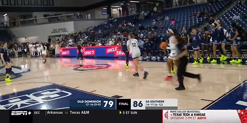 Old Dominion Monarchs at Georgia Southern Eagles Mens Basketball