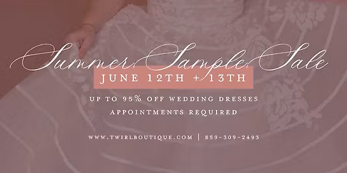 Summer Sample Sale