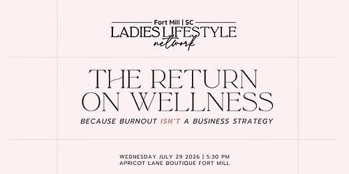 The Return on Wellness: Because Burnout Isn't a Business Strategy