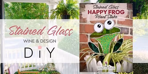 Stained Glass Happy Frog