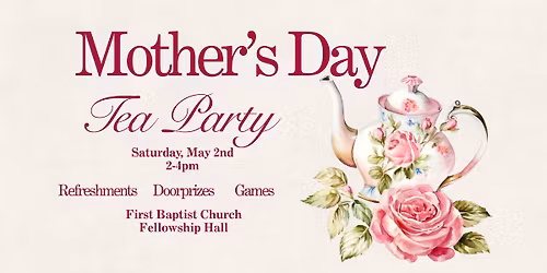 Mother's Day Tea