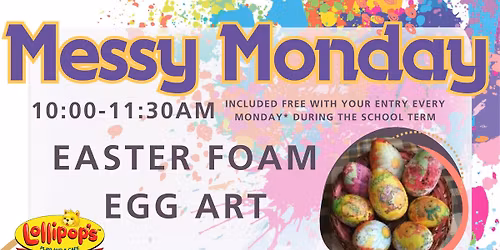 Messy Monday: Easter Foam Egg Art