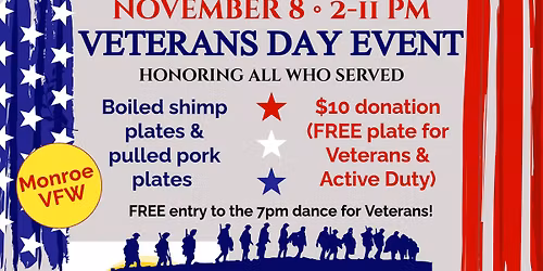 VFW Veterans Day Event!