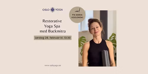 Restorative Yoga Spa med BackMitra