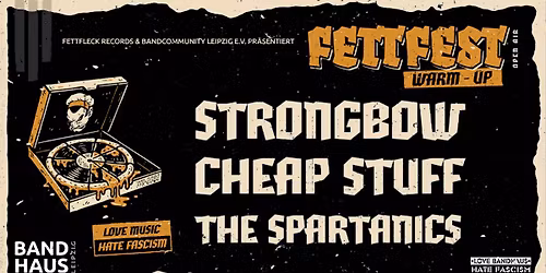 FETTFEST Warm-Up mit Strongbow + Cheap Stuff + The Spartanics