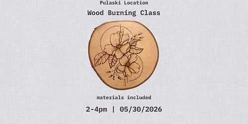 Wood Burning with Natalie Dodge (Pulaski)