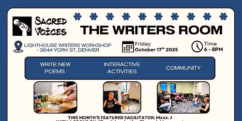 The Writers Room Poetry of Combinations Workshop