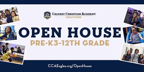 CCA Hollywood November Open House (Pre-K3\u201312th Grade)
