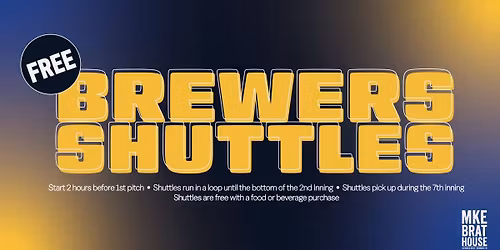 FREE Brewers Shuttles