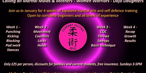 Ladies 4 week self defence course #3