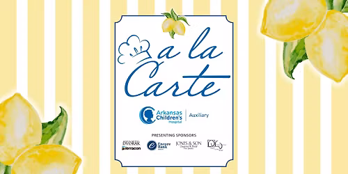 a la Carte Tasting Event and Online Silent Auction