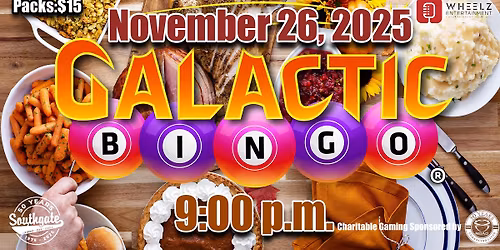 November Galactic Bingo @ Southgate