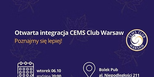 Otwarta integracja CEMS Club Warsaw 