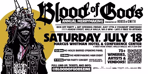 Blood Of Gods 2026 Annual Merrymaking