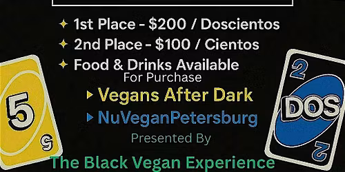Vegans After Dark - Uno Competition