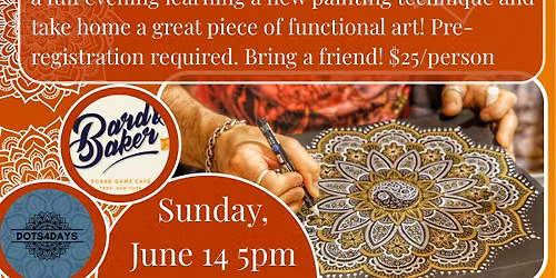 'Stash Jar' Dot Mandala Workshop w\/ Dots4Days