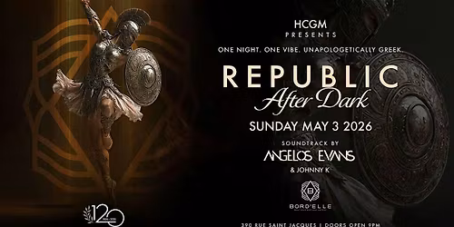 REPUBLIC | AFTER DARK by HCGM