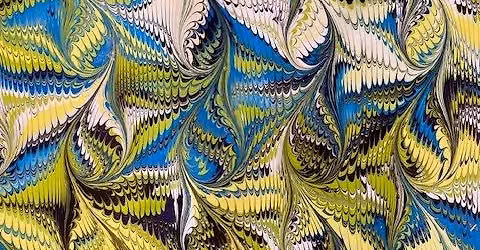 Marbling on Paper with Sandie Brayman June 20, 2026 10am-4pm