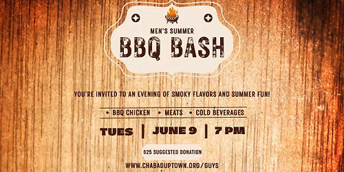 Jewish Men's BBQ Bash