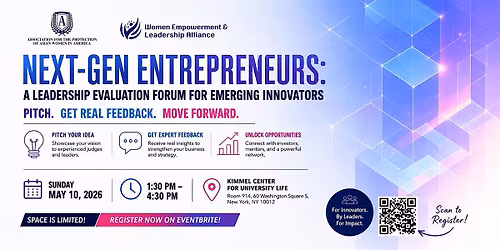 Next-Gen Entrepreneurs: Pitch. Get Real Feedback. Move Forward