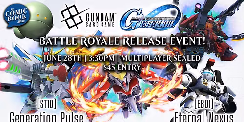 Gundam Card Game G-GENERATION ST10&EB01 Battle Royale Release Event