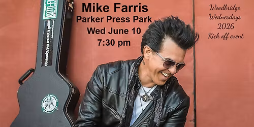 Mike Farris (solo) in Parker Press Park