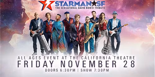Starman SF - The Sensational David Bowie Tribute