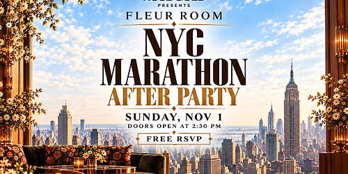 NYC Marathon After-Party at The Fleur Room