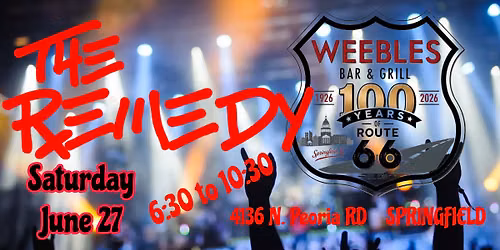 Weeble's hosts The Remedy!!
