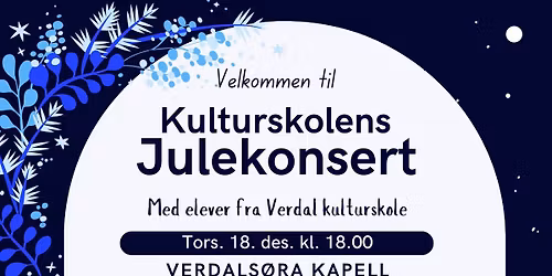 Verdal kulturskoles julekonsert