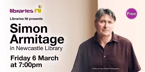 An Evening of Poetry with Simon Armitage in Newcastle Library