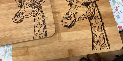 Pyrography Workshop - the art of drawing with fire on Sunday 28th June, 2026 10am - 12.30pm