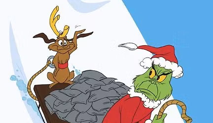 Friday Night Drop Off Drawing: The Grinch & Max