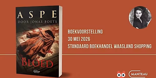 Boekvoorstelling 'Bloed' - Aspe door Jonas Boets