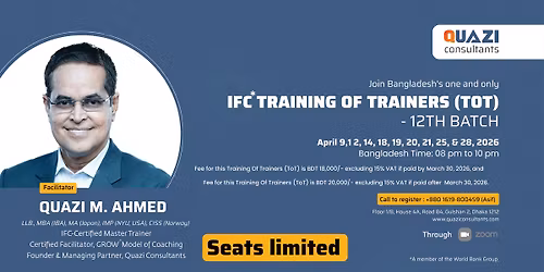 IFC Training of Trainers (TOT) Batch 12