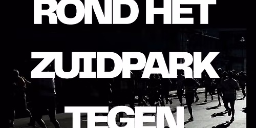 Rond het Zuidpark tegen Kanker