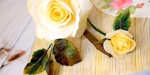 Wafer Paper Rose Workshop \u2013 Create Elegant Edible Flowers