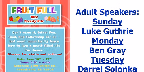 Vacation Bible School (VBS)